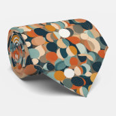 Cravate Cercles colorés (Roulé)