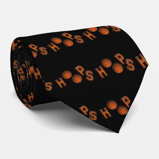 Cravate Cercles de basket-ball (Roulé)