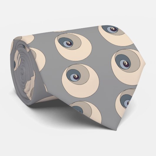 Cravate Cercles d'or de rapport (Roulé)