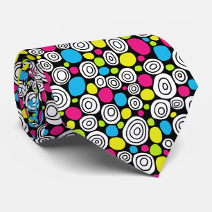 Cravate Cercles Motif 210819 - Couleurs 02
