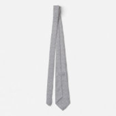 Cravate Cercles spirals gris clair sur gris argent rapide (Dos)