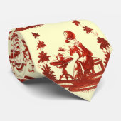 Cravate Cérémonie de thé de Creamware, circa 1765 (Roulé)