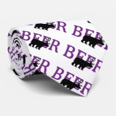Cravate Cerf d'ours ou bière (Roulé)