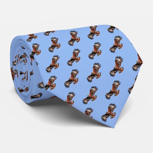 Cravate Cerf-volant rouge (Roulé)