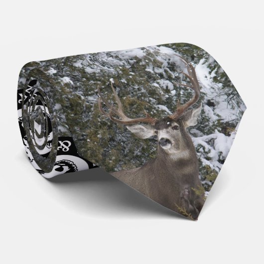 Cravate Cerfs communs de mule (Roulé)