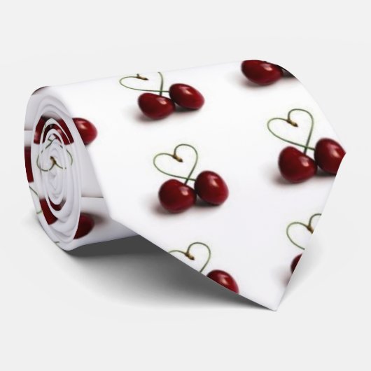 Cravate cerise (Roulé)