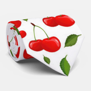 Cravate Cerise cool fruit motif