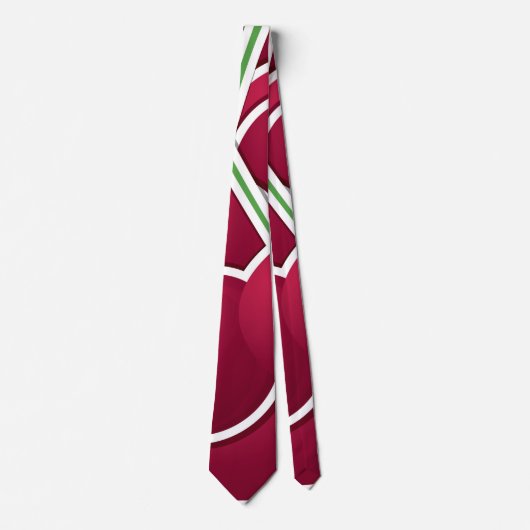 Cravate Cerise funky (Devant)