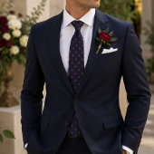 Cravate Cerise Navy