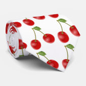 Cravate Cerise sur le dessus (Roulé)