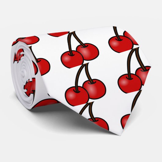 Cravate Cerises (Roulé)