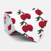 Cravate Cerises de crâne (Roulé)