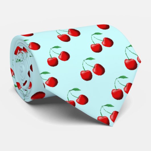 Cravate Cerises douces (Roulé)