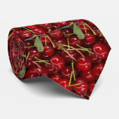 Cravate Cerises rouges (Roulé)
