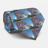 Cravate cerisier en fleurs de printemps (Roulé)