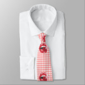 Cravate Cerry Red Coquette Hot Lips (Attaché)