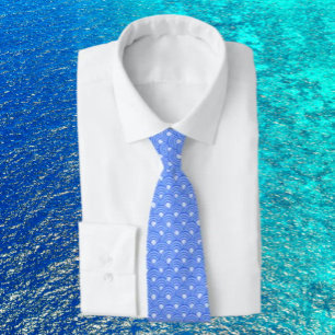 Cravate Cerulean Scales Necktie