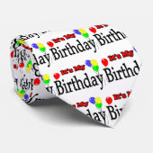 Cravate C'est mes ballons d'anniversaire (Roulé)