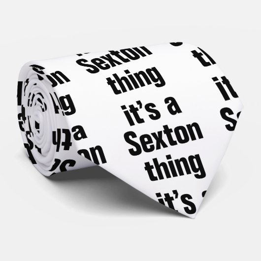 Cravate c'est un sexton (Roulé)