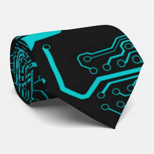 Cravate CGI de la carte mère cool (Roulé)
