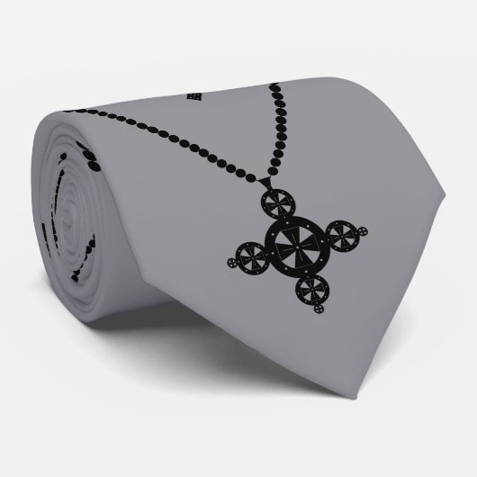 Cravate Chain & Pendant (Roulé)