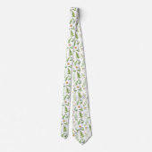 Cravate Chamomile Fleur Botanique Rustique Motif (Dos)