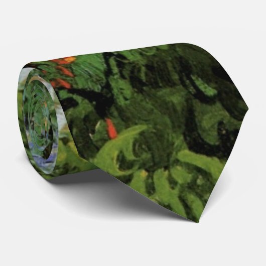 Cravate Champ avec des pavots par Vincent van Gogh (Roulé)