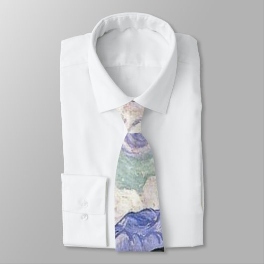 Cravate Champ de blé avec Cyprès, Vincent Van Gogh (Attaché)