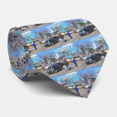 Cravate Champ de courses d'aqueduc le jour de nouvelle (Roulé)