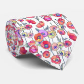 Cravate Champ de pavot (Roulé)