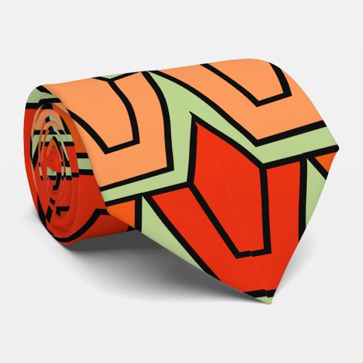 Cravate Champ de tulipe pourpre (Roulé)