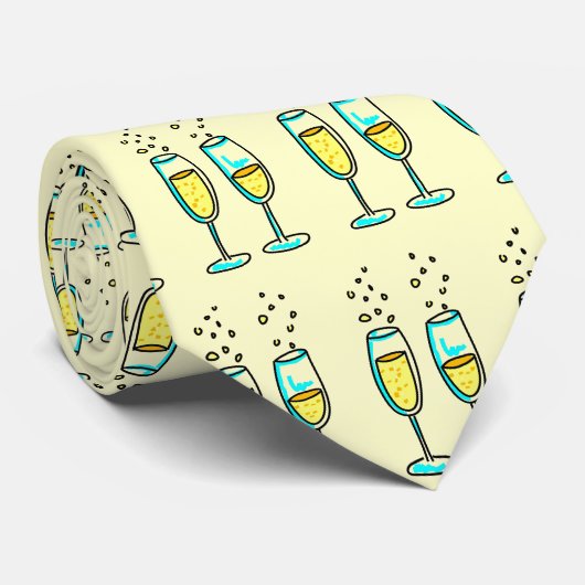 Cravate champagne (Roulé)