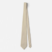 Cravate Champagne Ivoire Micro-Jacquard (Devant)