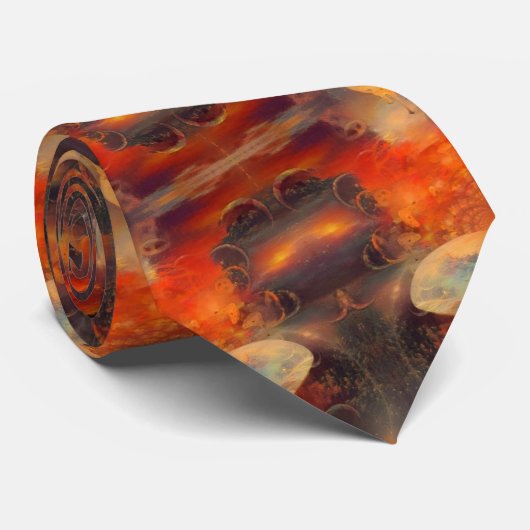 Cravate Champignon hallucinogène (Roulé)