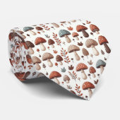 Cravate Champignons en Marche (Roulé)