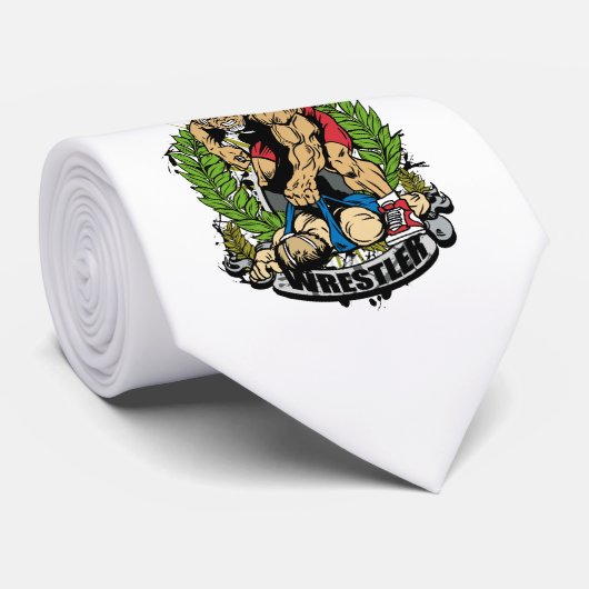 Cravate Champion de lutte (Roulé)