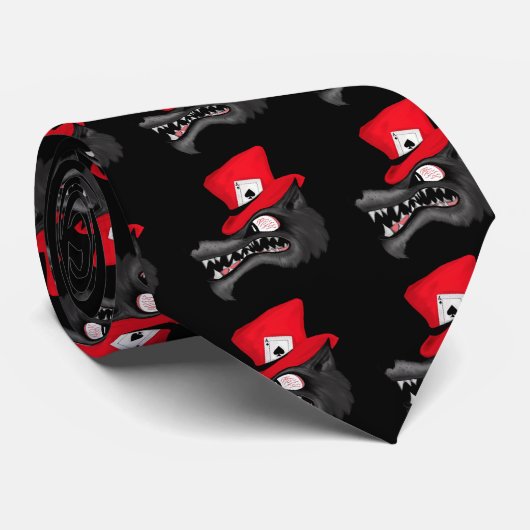 Cravate chanceuse de loup solitaire (Roulé)