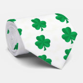 Cravate chanceuse de shamrock du jour de St (Roulé)