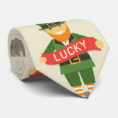 Cravate chanceux leprechaun (Roulé)