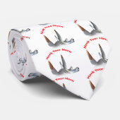 Cravate Chantez votre corne (Roulé)