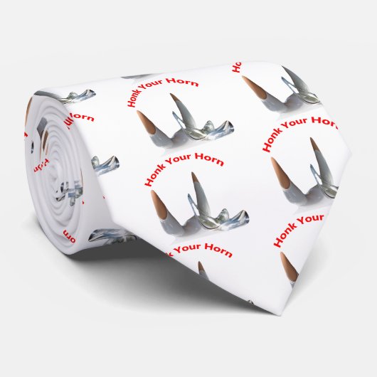 Cravate Chantez votre corne (Roulé)