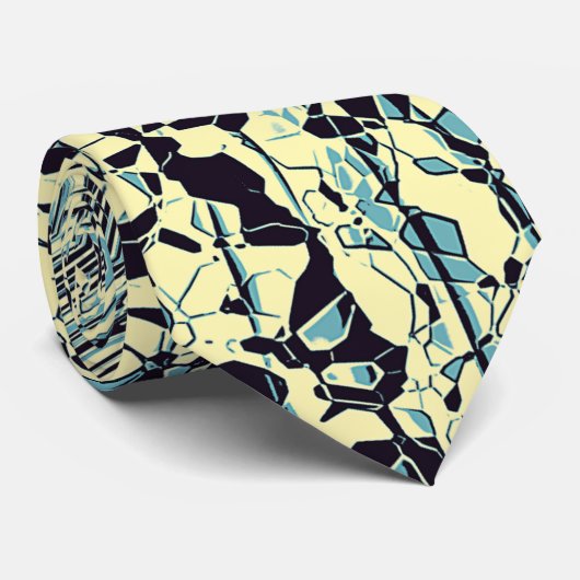 Cravate Chaos Abstrait (Roulé)