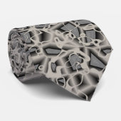 Cravate Chaos gris - II (Roulé)