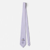 Cravate Chapeau Cloche Lilas (Devant)