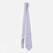 Cravate Chapeau Cloche Lilas (Dos)