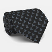 Cravate Chapeau de sorcière noir d'Halloween (Roulé)