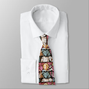 Cravate Chapelet St Dominic de fenêtre d'église en verre