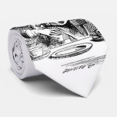 Cravate Chapelier fou avec le loir (Roulé)