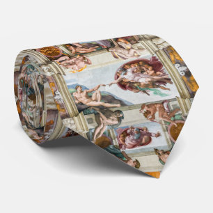 Cravate Chapelle Sixtine Michelangelo - Vatican, Rome, Ita