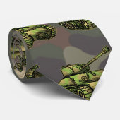 Cravate Char Tank (Roulé)